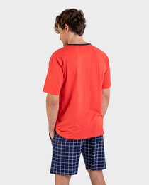 Men's red short sleeve pyjamas · Men's 
