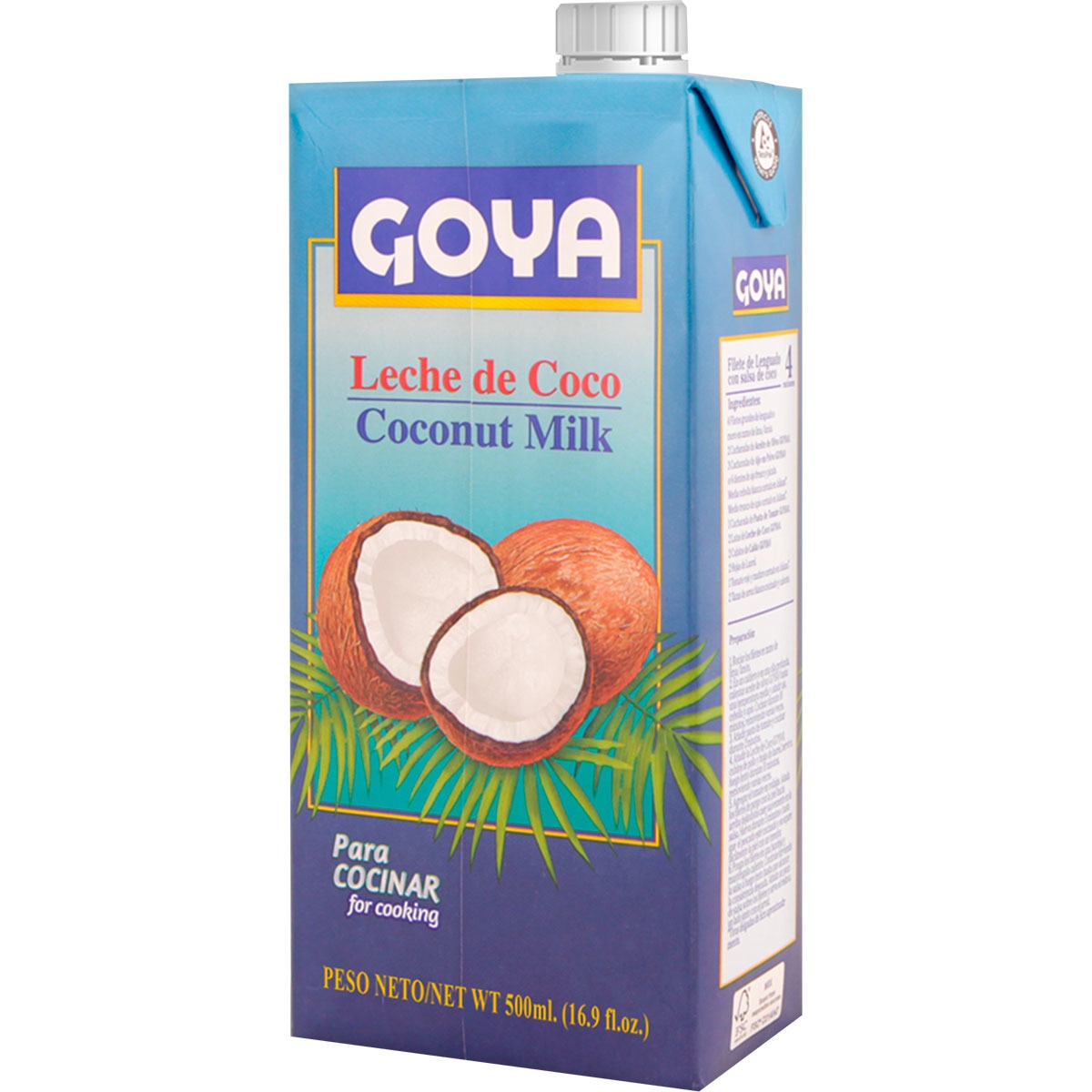 Coconut milk for cooking carton 500 ml · GOYA · Supermercado El Corte ...