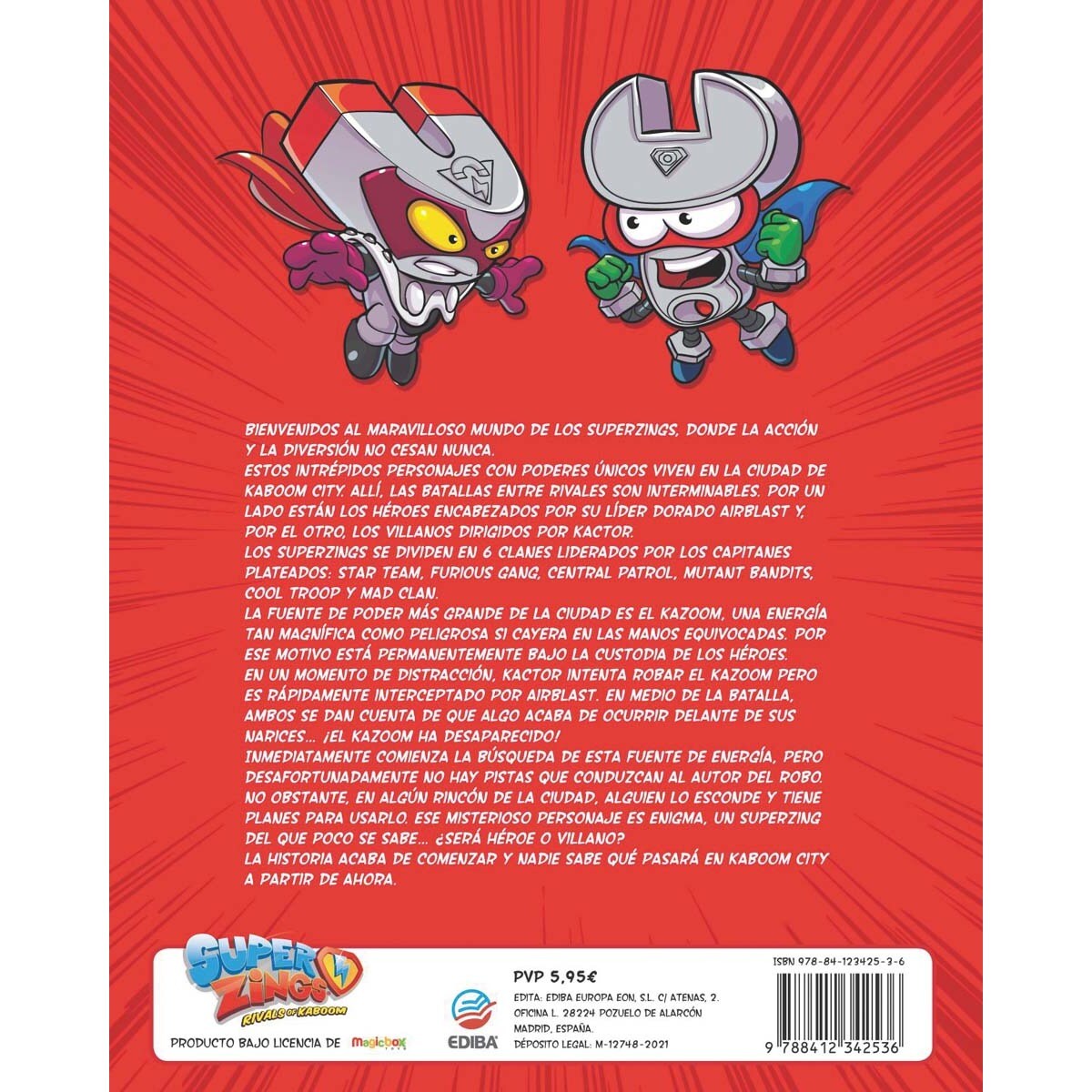 Libro para colorear Superthings Series 1 - España (Capa mole) 2