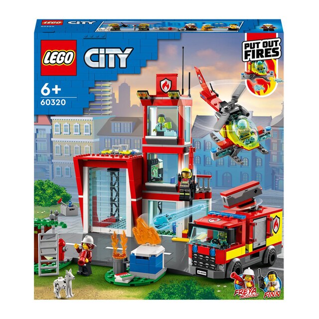 Set de Construcción Parque de Bomberos con Mini Figuras LEGO City Fire