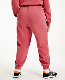 Tommy Jeans - Curve Logo Relaxed Joggers - Women - Red - UK20 - 2XL
