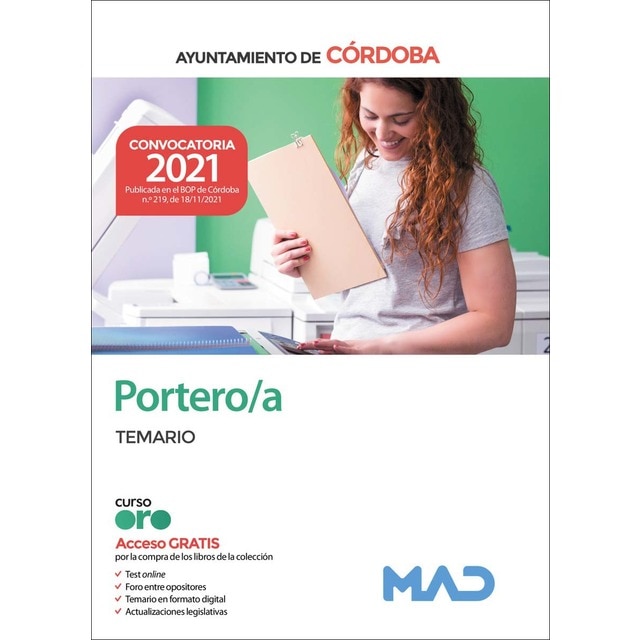 Portero/a del ayuntamiento de córdoba. Temario