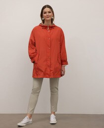 Couchel Collection plus size women's reversible hooded raincoat · Women's  fashion · El Corte Inglés