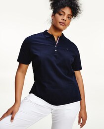 short sleeve polo shirt with buttons 