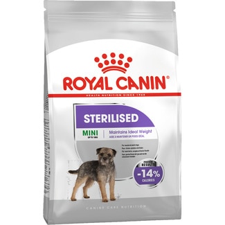 ROYAL CANIN Sterilised dog food for sterilised mini breed adult dogs bag 8 kg