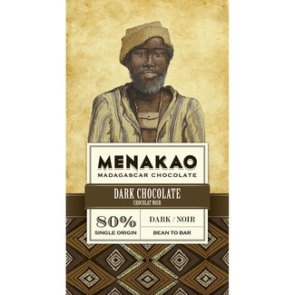 MENAKAO chocolate negro 80% cacao tableta 75 g