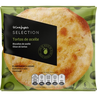 EL CORTE INGLES SELECTION oil cakes 6 units packet 180 g