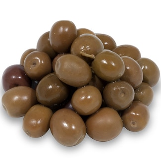 Aceitunas verdes enteras 1ª con hueso variedad Arbequina LA REAL
