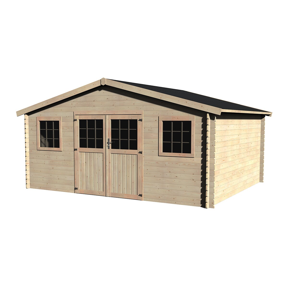 DECOR&JARDIN - Caseta de madera natural Floridan.