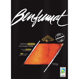 BENFUMAT King organic wild smoked salmon sachet 100 g