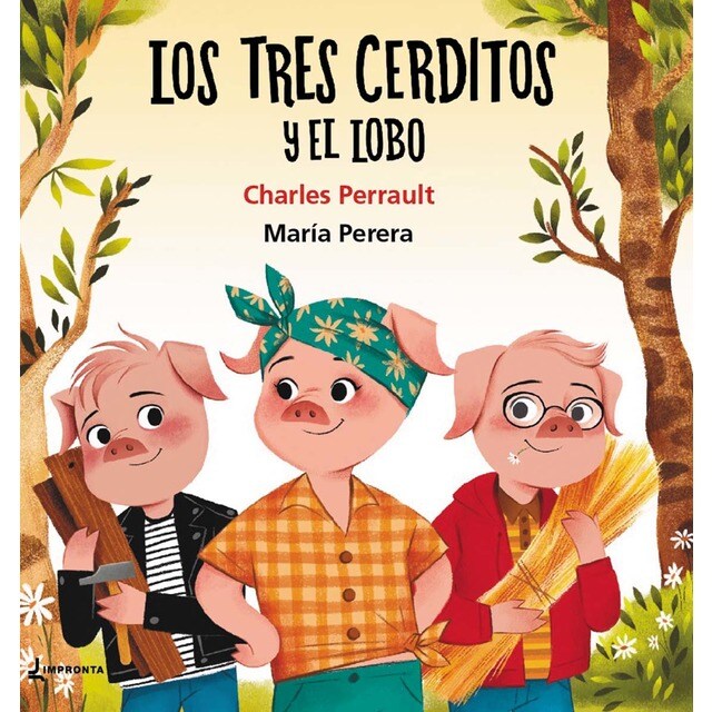 Los tres cerditos y el lobo (Tapa dura)