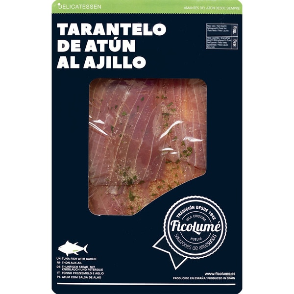 tuna with garlic case 80 g
