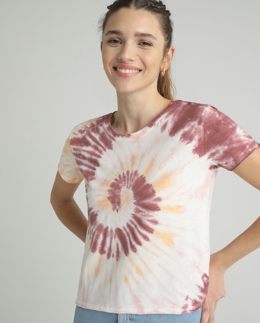 tie dye ladies t shirts