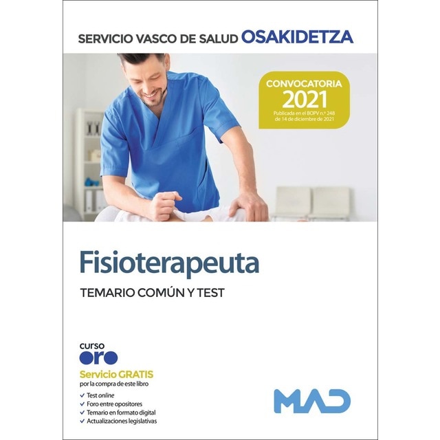 Fisioterapeuta temario comun-test osakidetza
