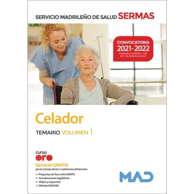 Celador/a temario volumen 1 del sermas