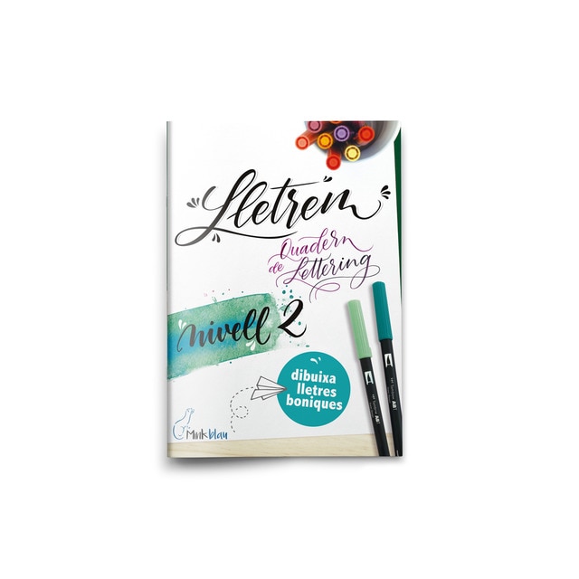 Quadern Lletrem Nivell 2 Perfeccionament del Lettering Tombow.