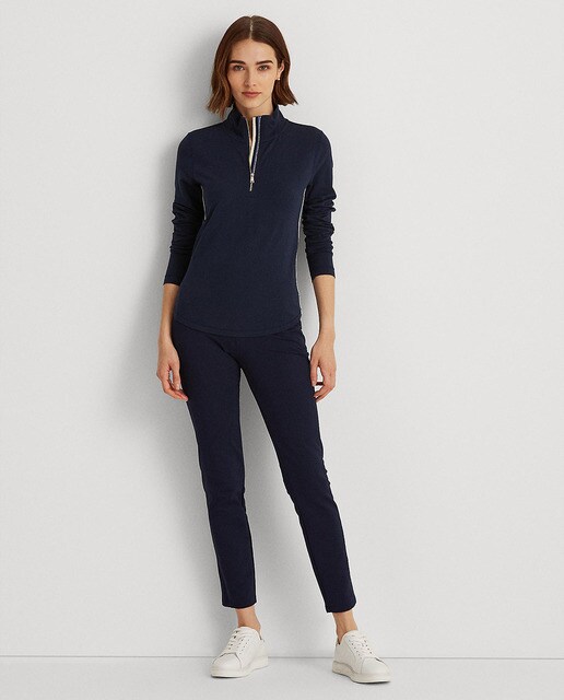 Women's stretch cotton skinny trousers 