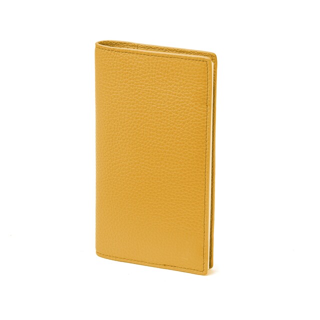 Cuaderno de cuero Fabriano Boutique amarillo