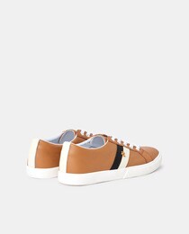 brown leather trainers womens