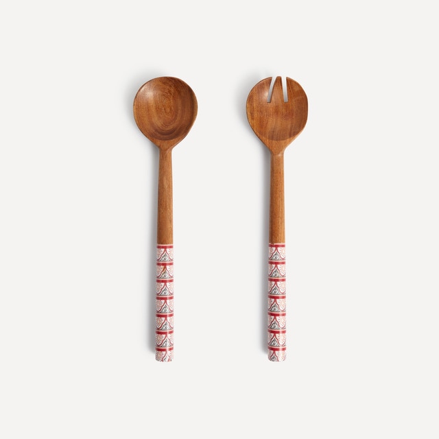 Juego para servir ensaladas madera de acacia Amara  El Corte Inglés