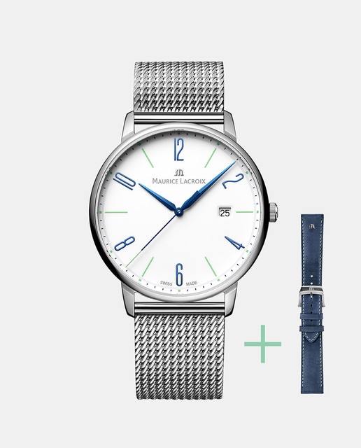 Reloj de hombre Eliros EL1118-SS00E-120-C de malla de acero