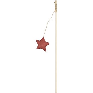 FRED&RITA Sea Collection toy rod for cats with Red Star 6.8 cm 1 each