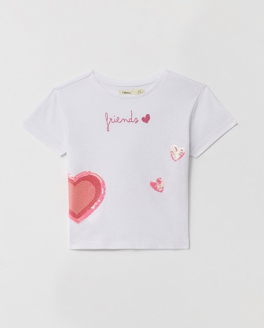 Girls' forever friends T-shirt 