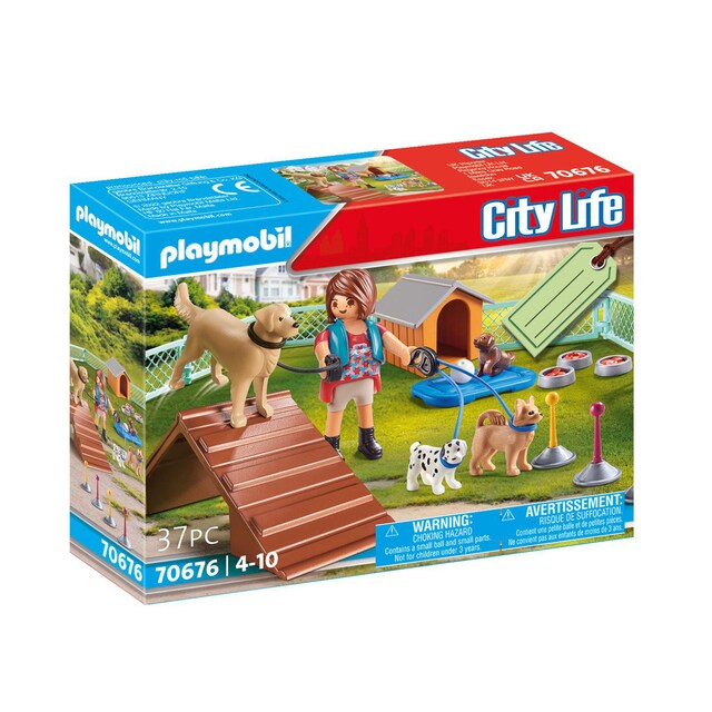 Set de regalo entrenadora de perros Playmobil City Life