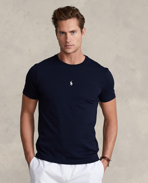 Camiseta de hombre algodón azul de manga corta · Polo Denim Ralph Lauren · El  Corte Inglés