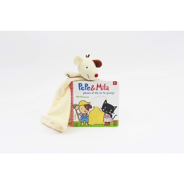 Pack con Doudou Pepe&Mila descubren los números (Tapa dura)