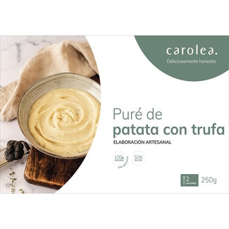 CAROLEA puré de patatas con trufa caja 250 g