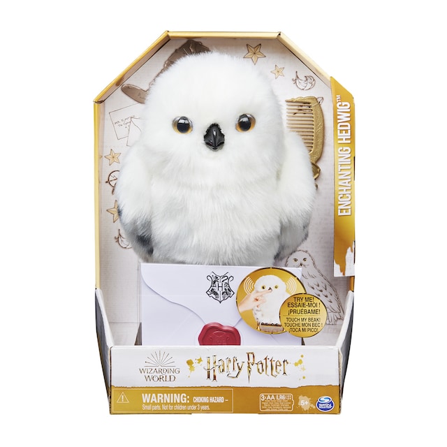 Lechuza Hedwig Peluche y mascota Interactiva del universo Harry Potter Wizarding World