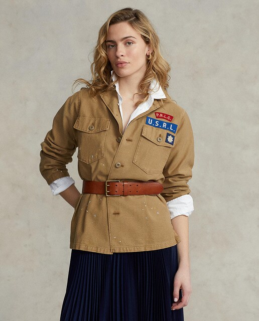 Camisa de mujer estilo militar con bolsillos · Polo Ralph Lauren · El Corte  Inglés