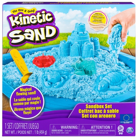 Set Sand Sandbox Set  Azul Kinetic Sand