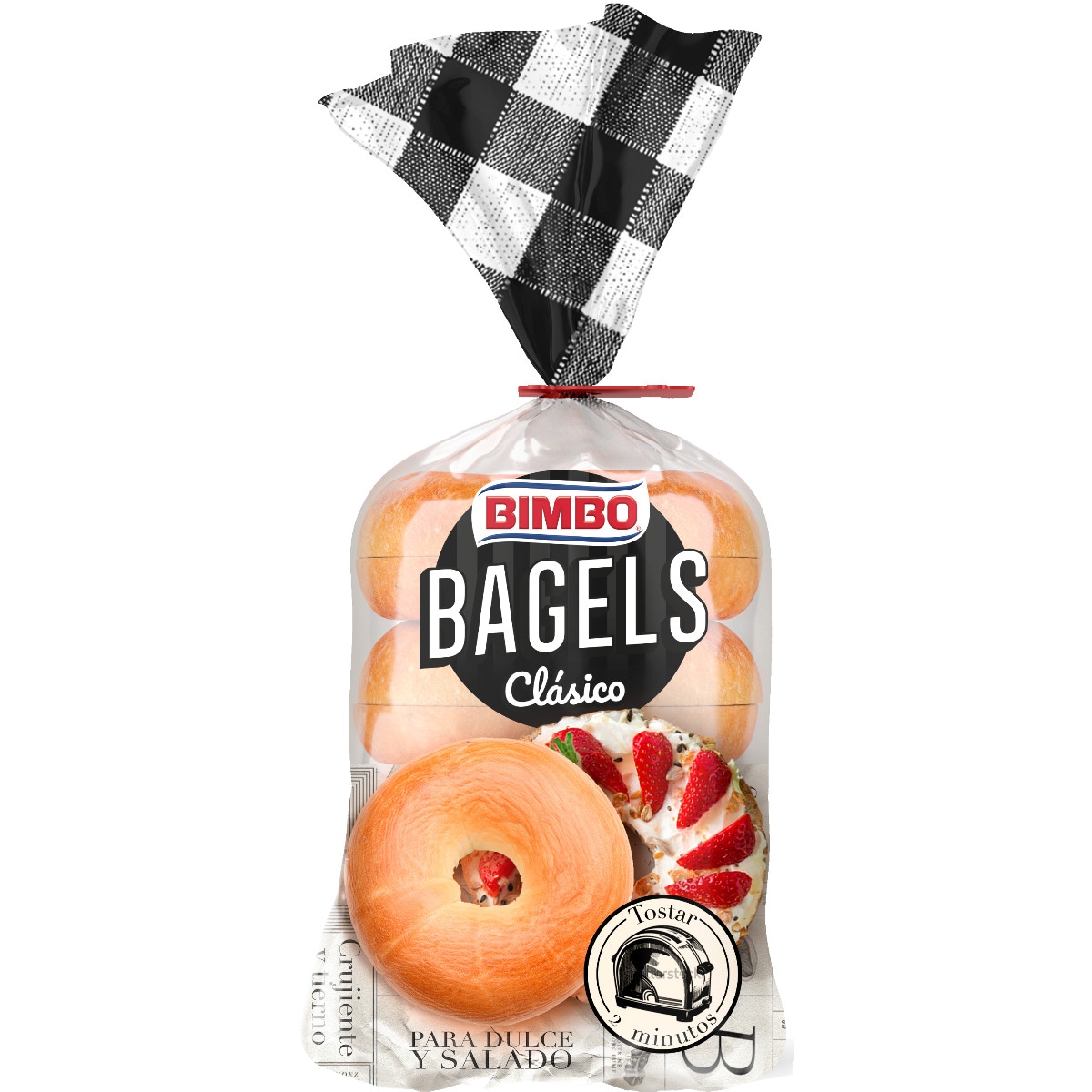 Bagels 4 Unidades Clásico embalagem 300 g · Bimbo · Supermercado El