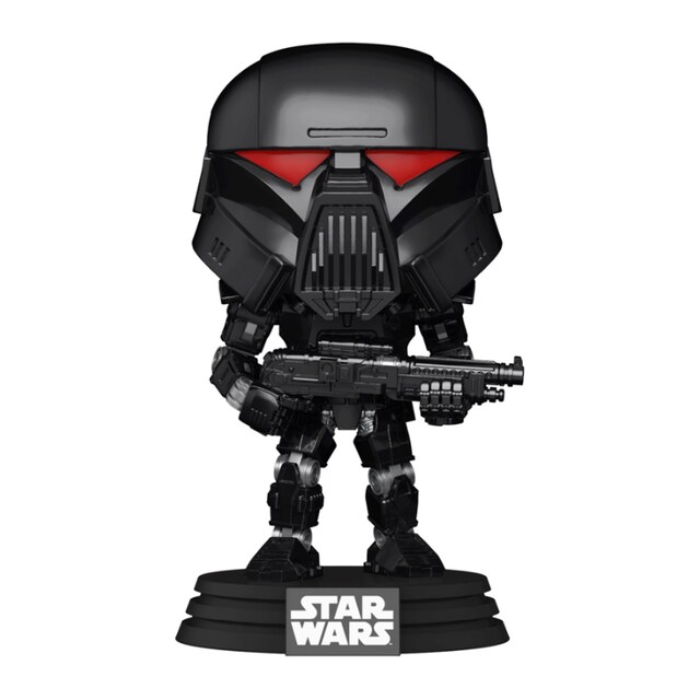 Figura Funko POP Star Wars The Mandalorian Dark Trooper.