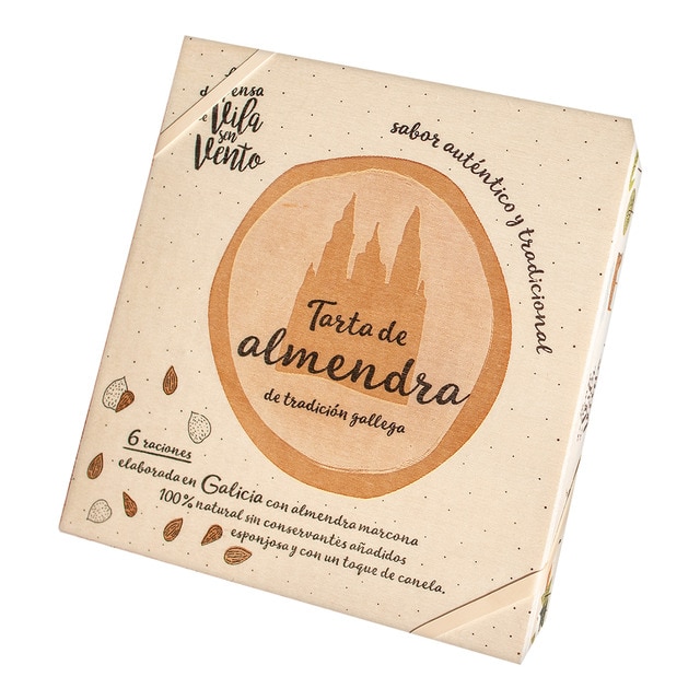 Tarta de almendra del Camino La despensa de Vila Sen Vento