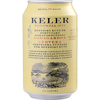 precios Keler Cerveza Rubia Especial Lata 33 Cl en Hipercor