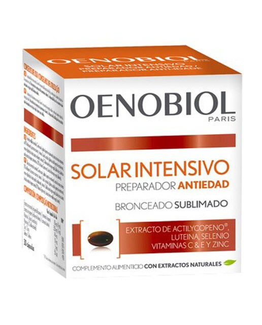 30 Cápsulas Solaraire Intensif Antiedad Oenobiol