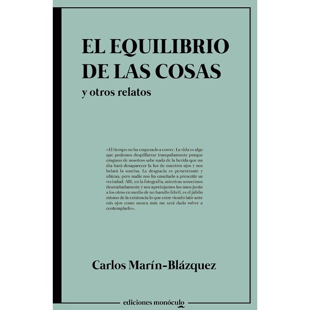Imagem 0 de El equilibrio de las cosas y otros relatos(Tapa blanda)