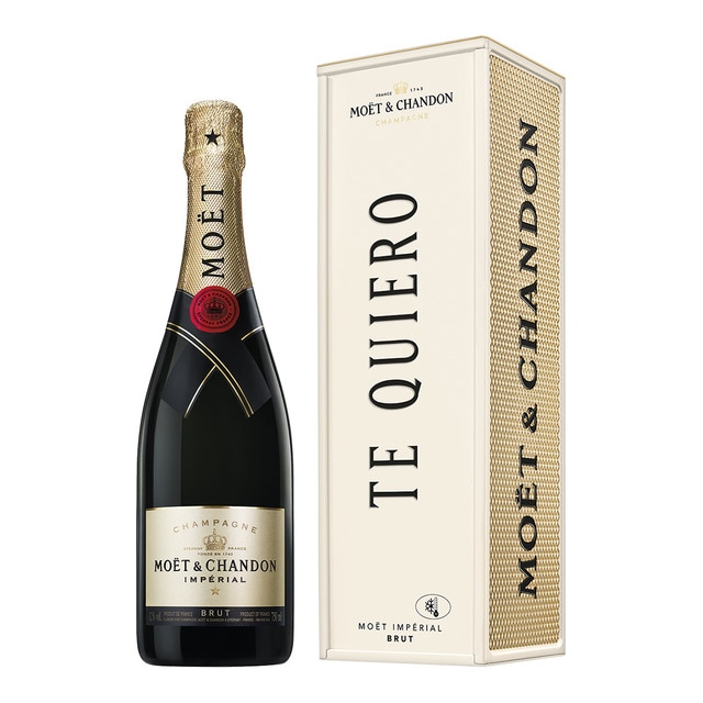 Estuche champagne Mou00ebt & Chandon Impu00e9rial Brut Te Quiero