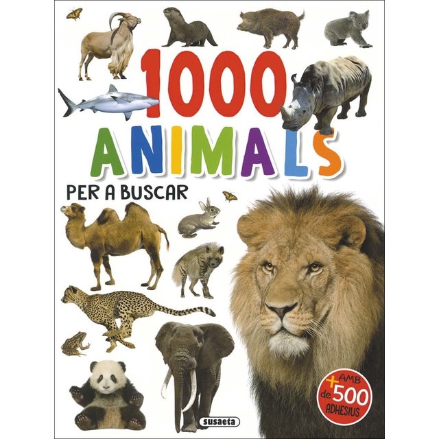 1000 animals per a buscar (Tapa blanda)