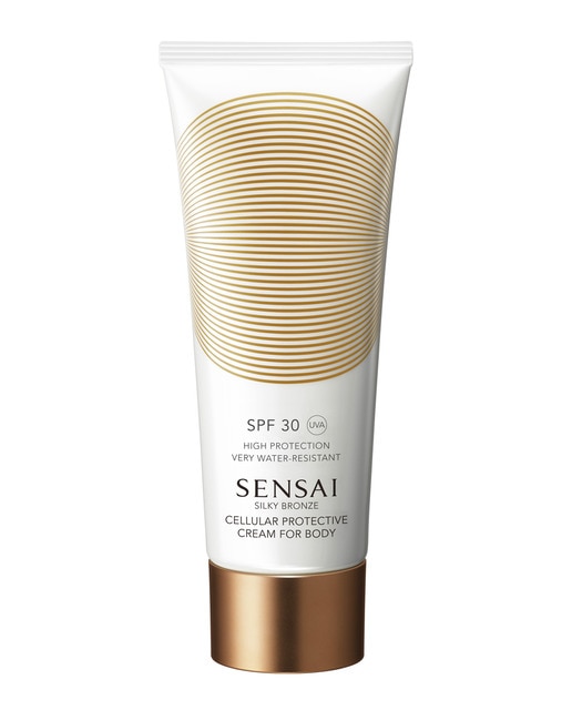 Protector solar corporal Silky Bronze Cellular Protective Cream for Body SPF30 150 ml Cellular Protective Sensai