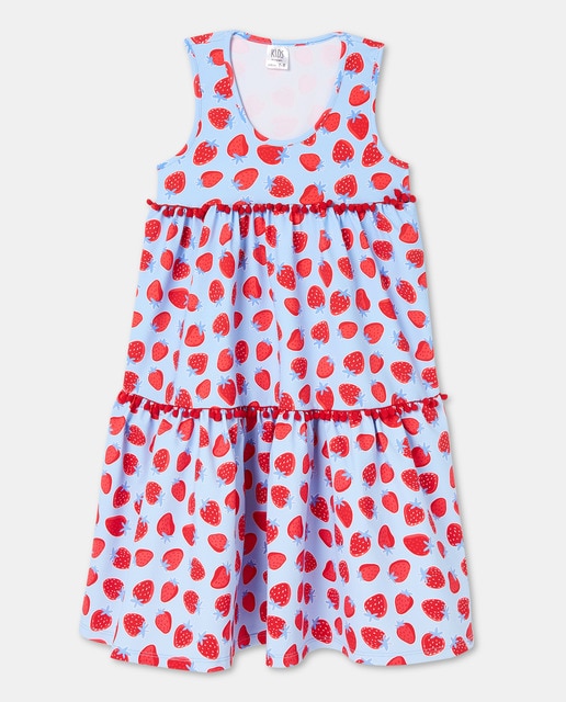 Girls' strawberries dress · Children's fashion · El Corte Inglés