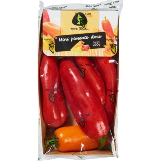 Mini Pimento Doce 100% Titular embalagem 200 g