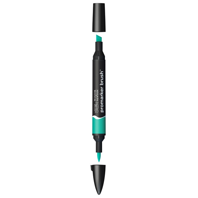 Rotulador BrushMarker con Punta Pincel Winsor & Newton Ocean Teal (G956).