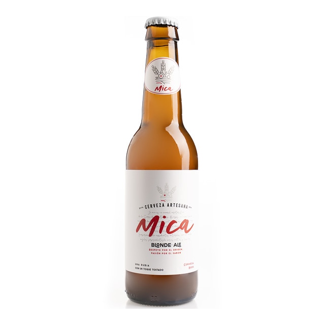 Cerveza rubia artesana de cebada Mica Blonde Ale