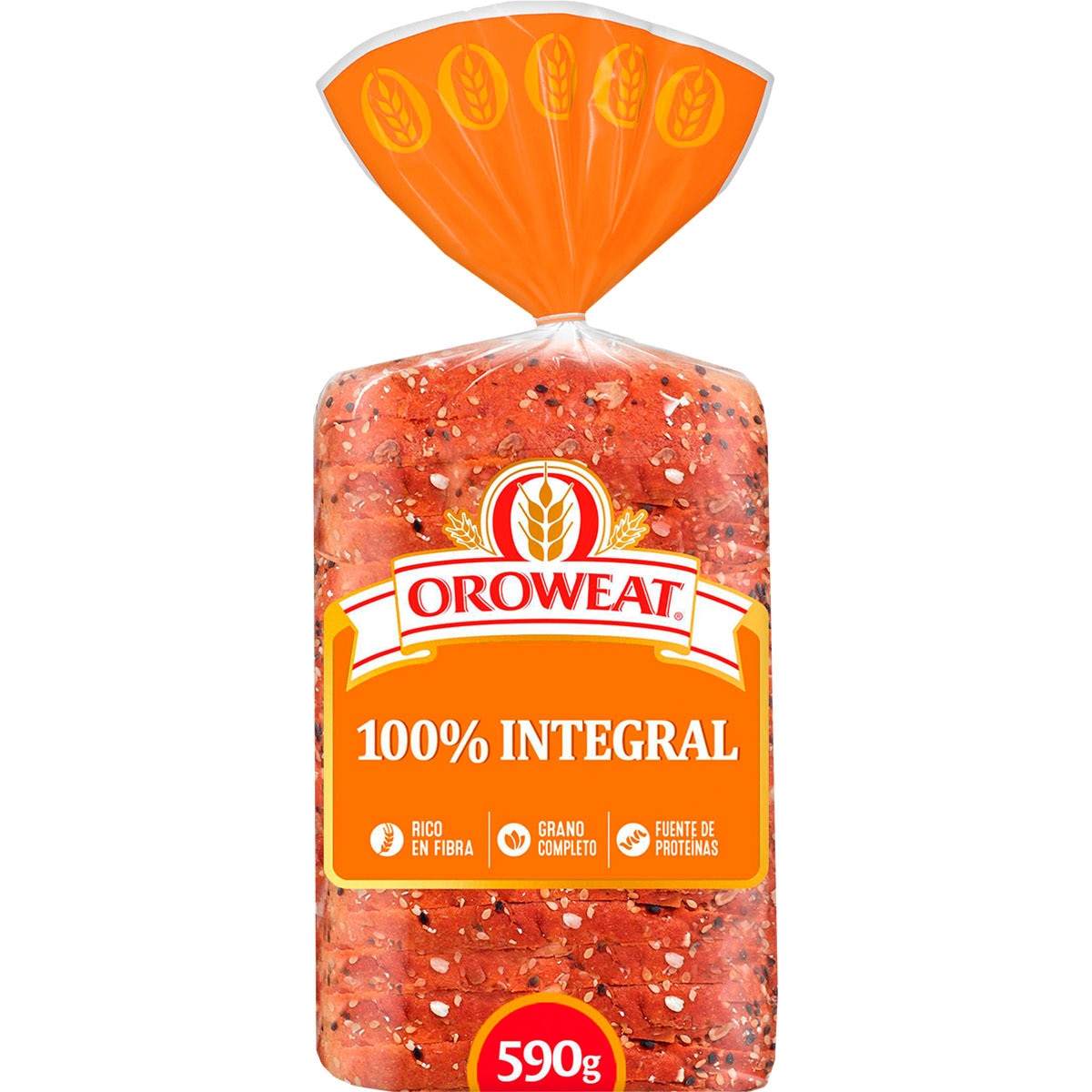 Pan De Molde 100% Integral Bolsa 590 G · OROWEAT · Supermercado El ...