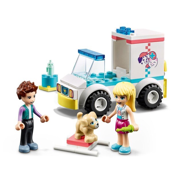 lego friends ambulancia veterinaria