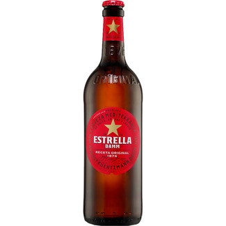 precios Estrella Damm Cerveza Rubia Mediterránea De Malta, Arroz Y Lúpulo Botella 66 Cl en Hipercor